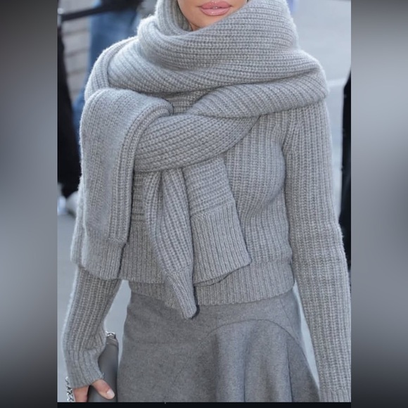 Super funky chunky handmade scarf shawl OOAK - Picture 6 of 6